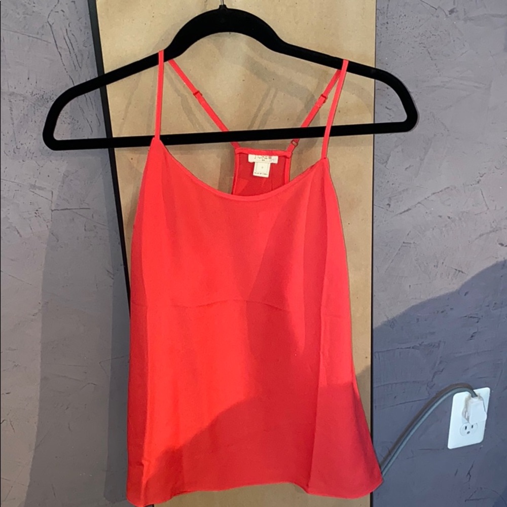 J crew, never worn hot pink tank